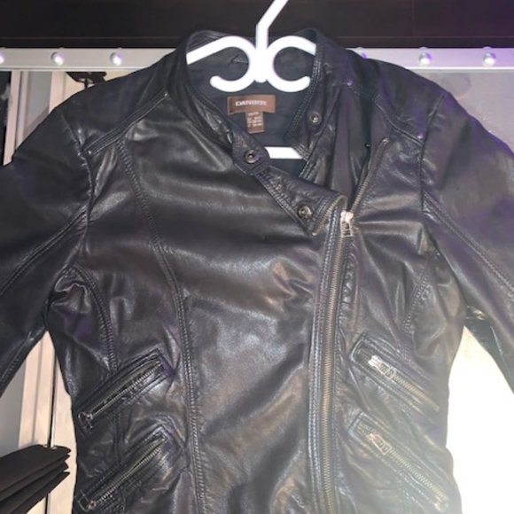 Black Danier Leather Jacket - Picture 1 of 6